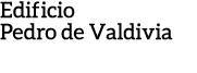 Edificio Pedro de Valdivia