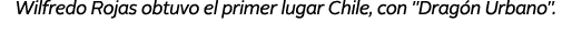 Wilfredo Rojas obtuvo el primer lugar Chile, con \“Drag n Urbano\".