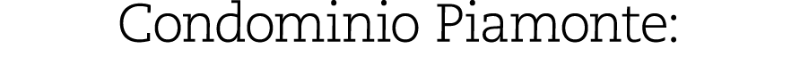 Condominio Piamonte: 
