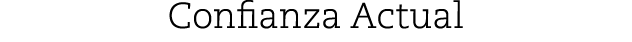 Confianza Actual