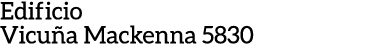 Edificio Vicu a Mackenna 5830